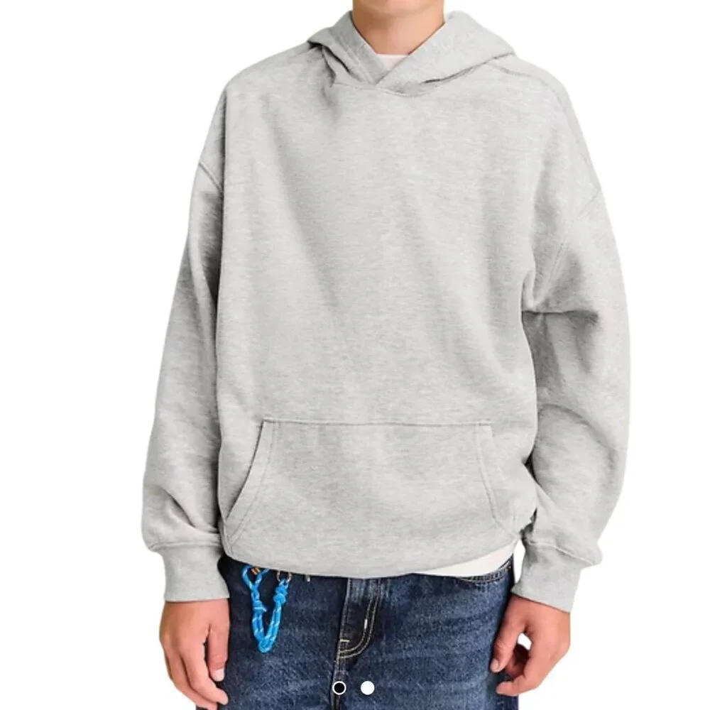 Old Navy Boys Gray Oversized Pullover Hoodie XXL (18) NWT